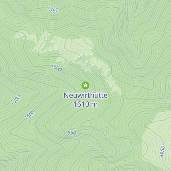 Map of Neuwirthütte