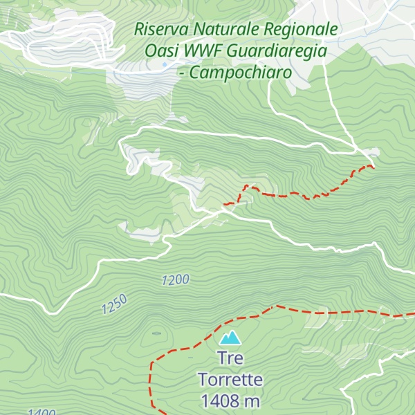 Map of Colle Arso