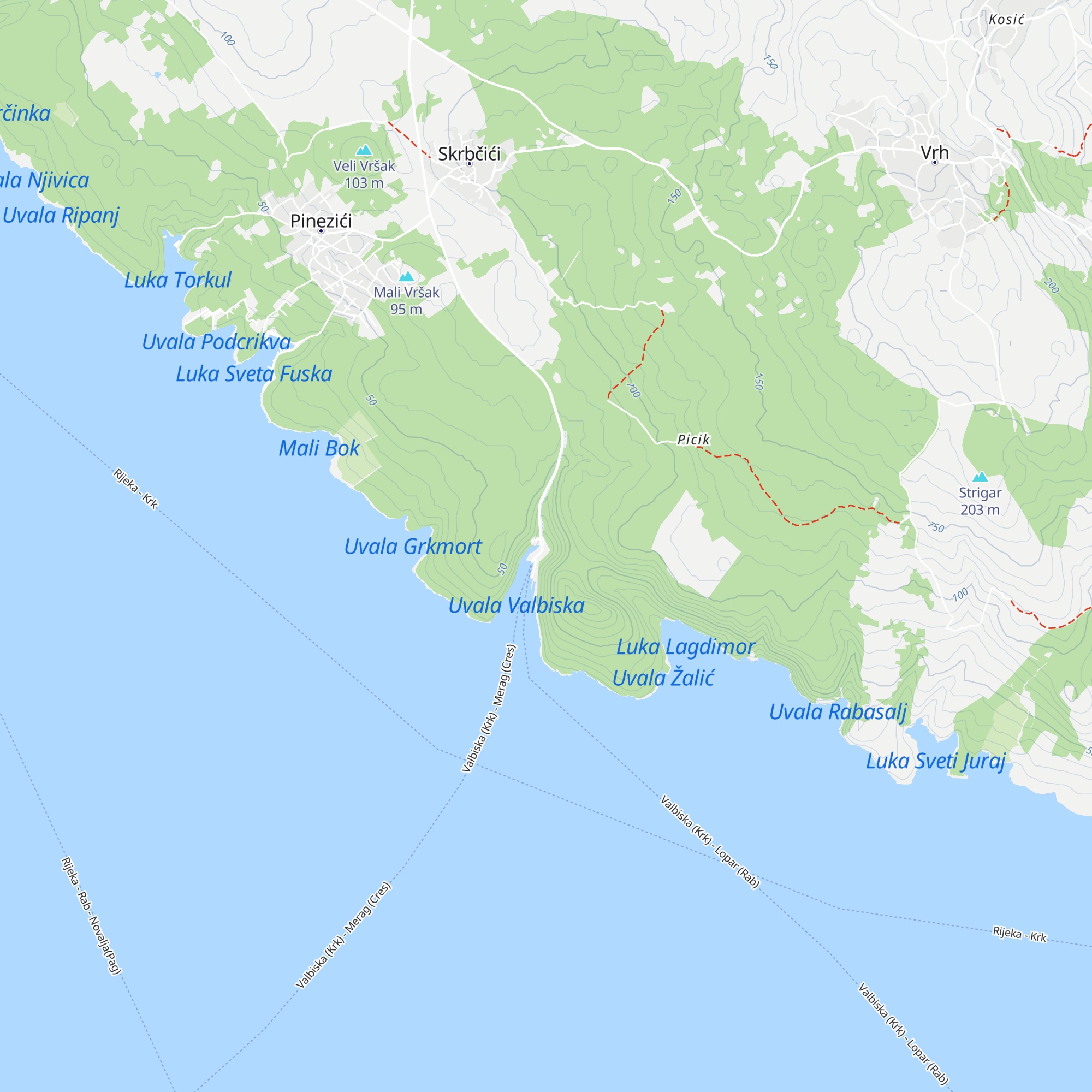 Pizza Valbenz map
