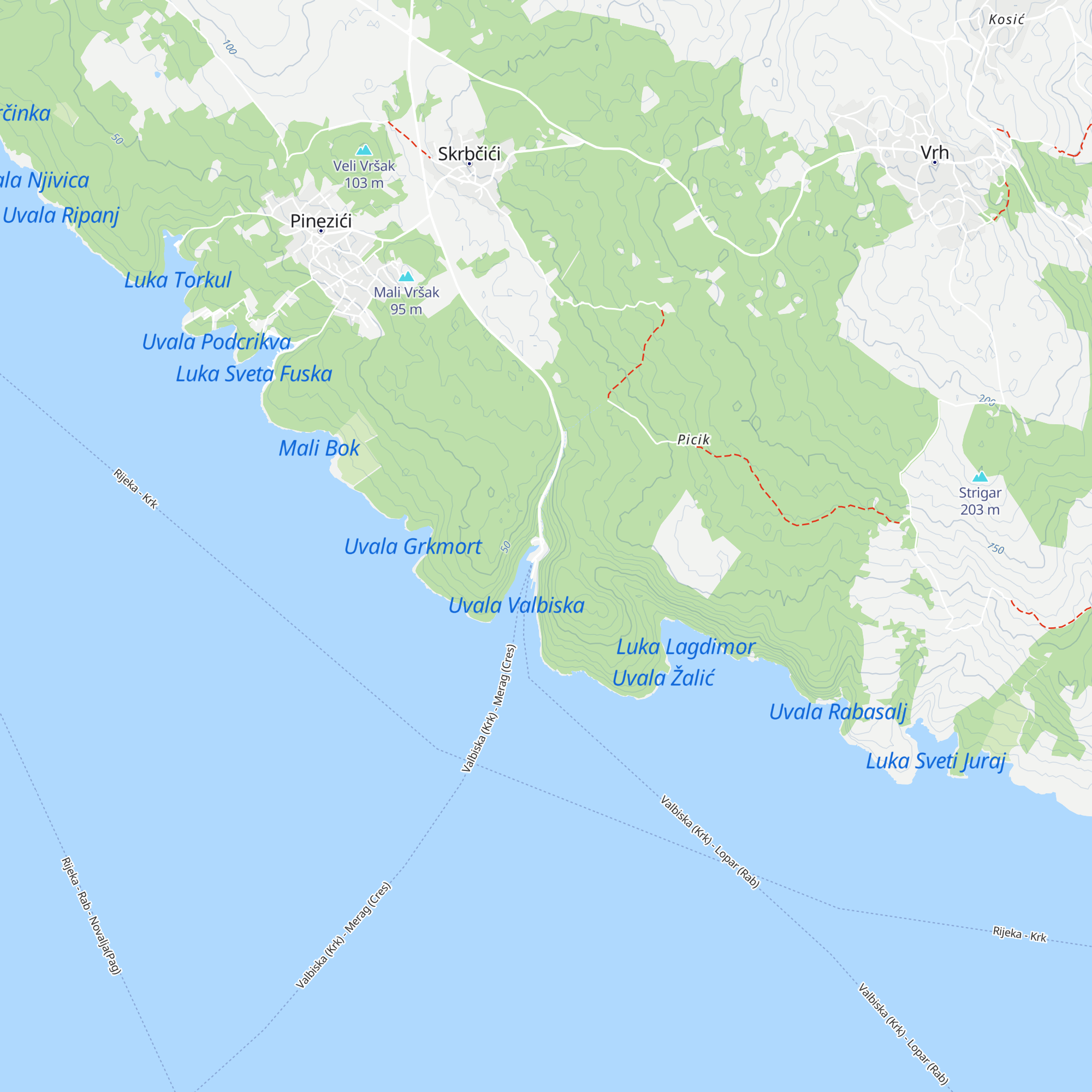 Pizza Valbenz map