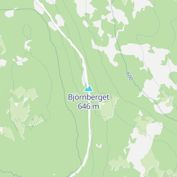 Map of Björnberget