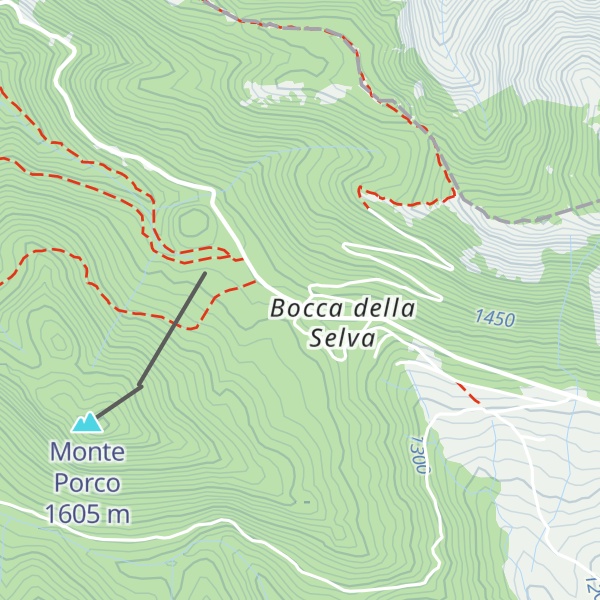 Map of Rifugio Montano