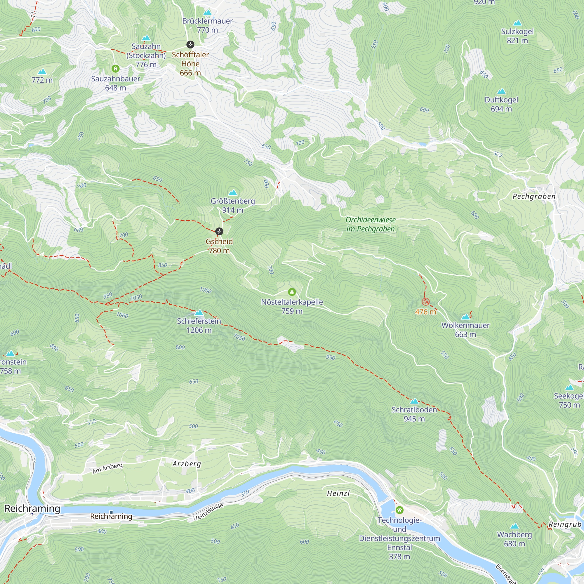 Nösteltalerkapelle map