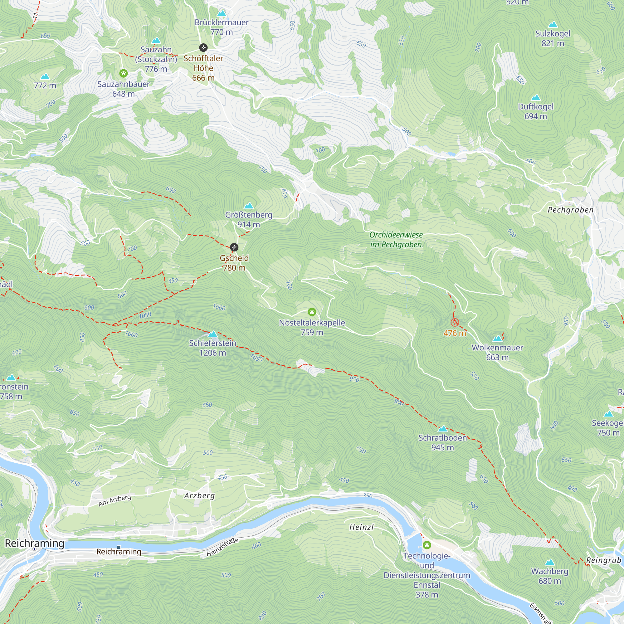 Nösteltalerkapelle map