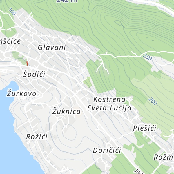 Map of Dom kulture Kostrena