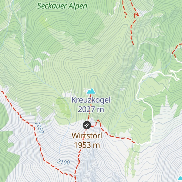 Map of Kreuzkogel