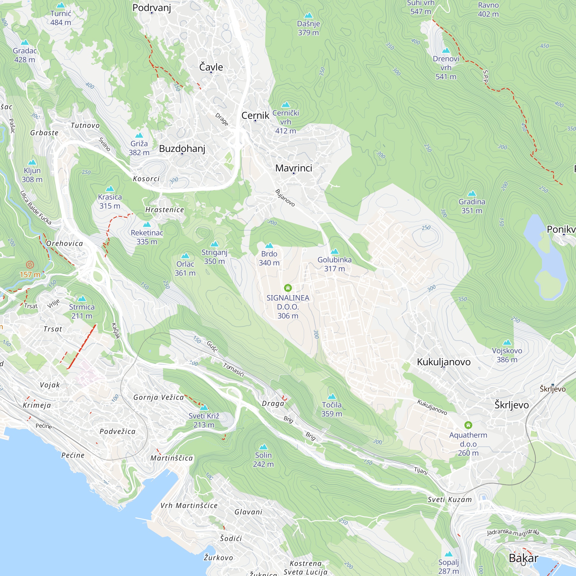 SIGNALINEA D.O.O. map