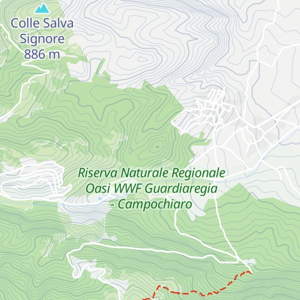 Map of Colle la Croce