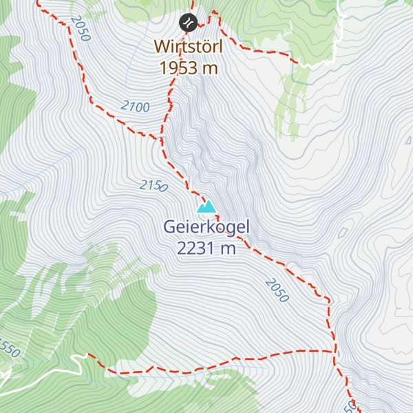 Map of Geierkogel