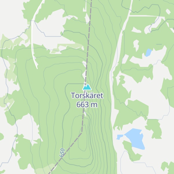 Map of Torskäret
