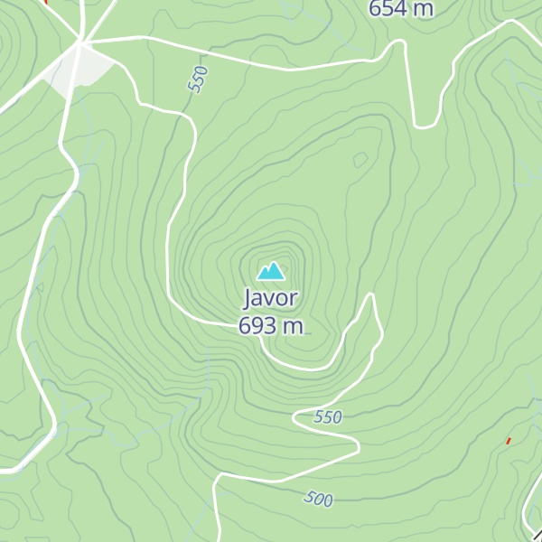 Map of Javor