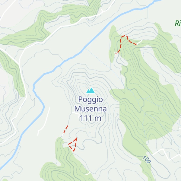 Map of Poggio Musenna