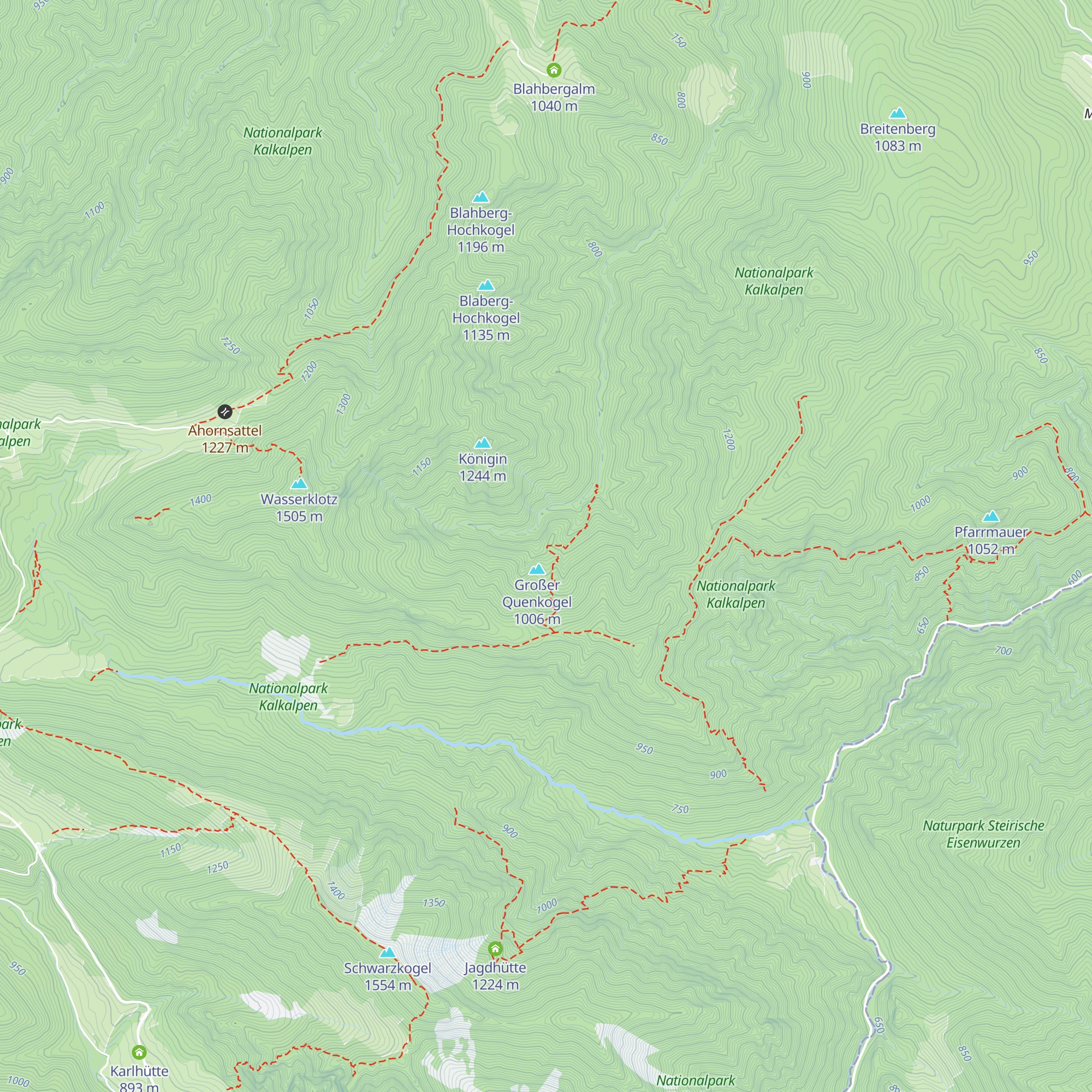 Saigerinhütte, hintere map