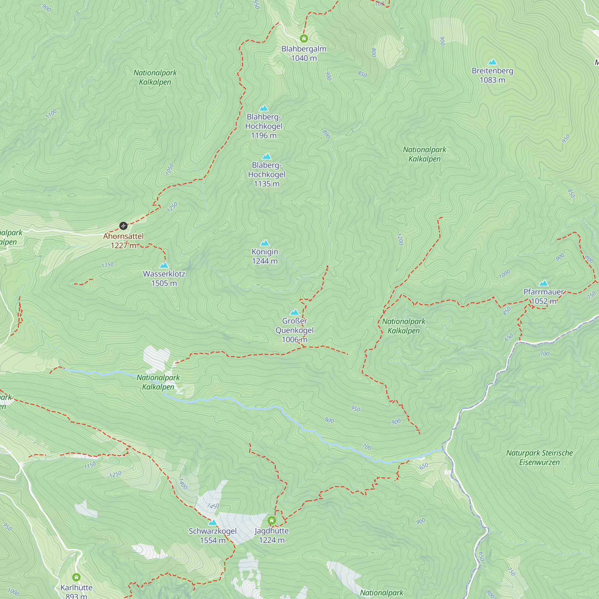 Saigerinhütte, hintere map