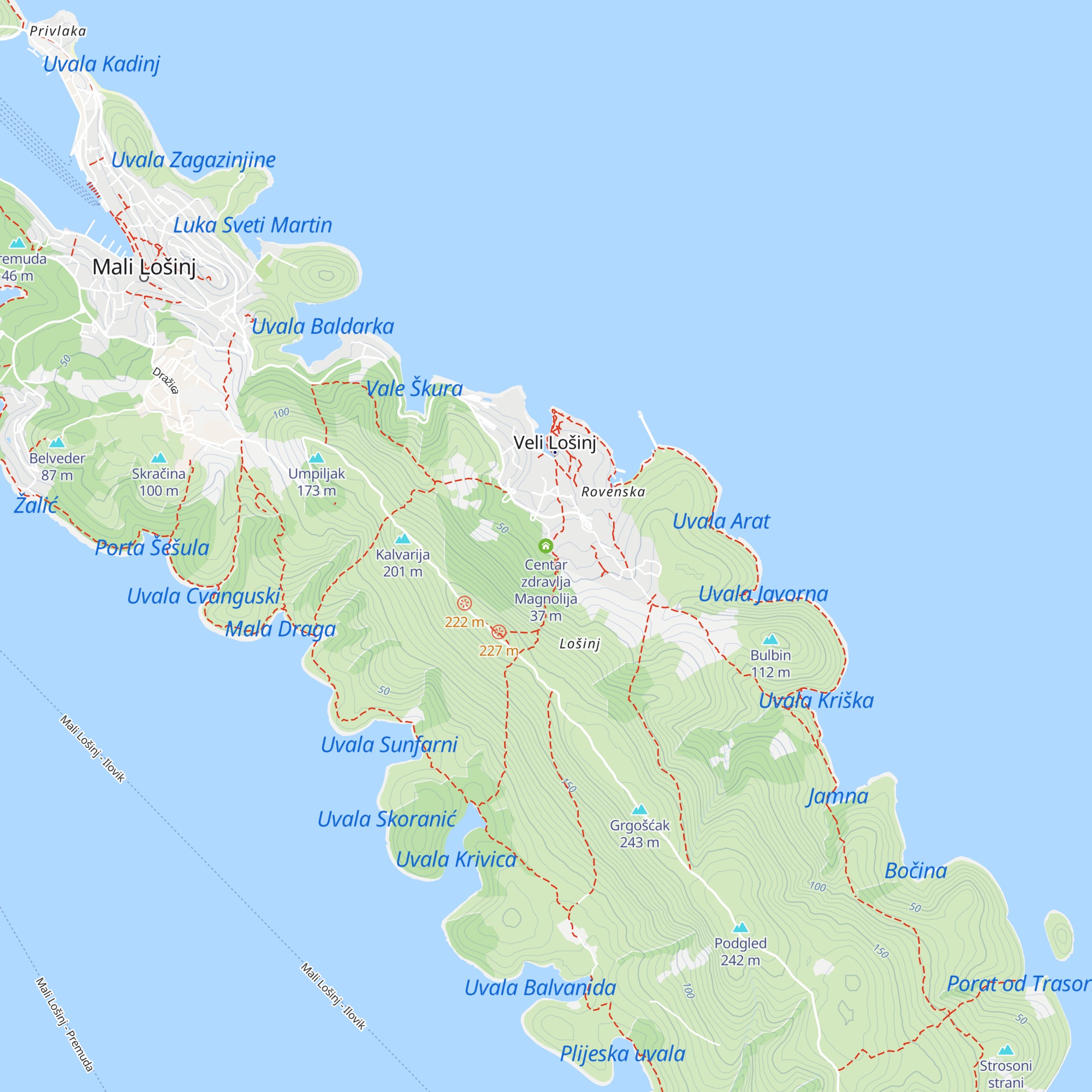 Centar zdravlja Magnolija map