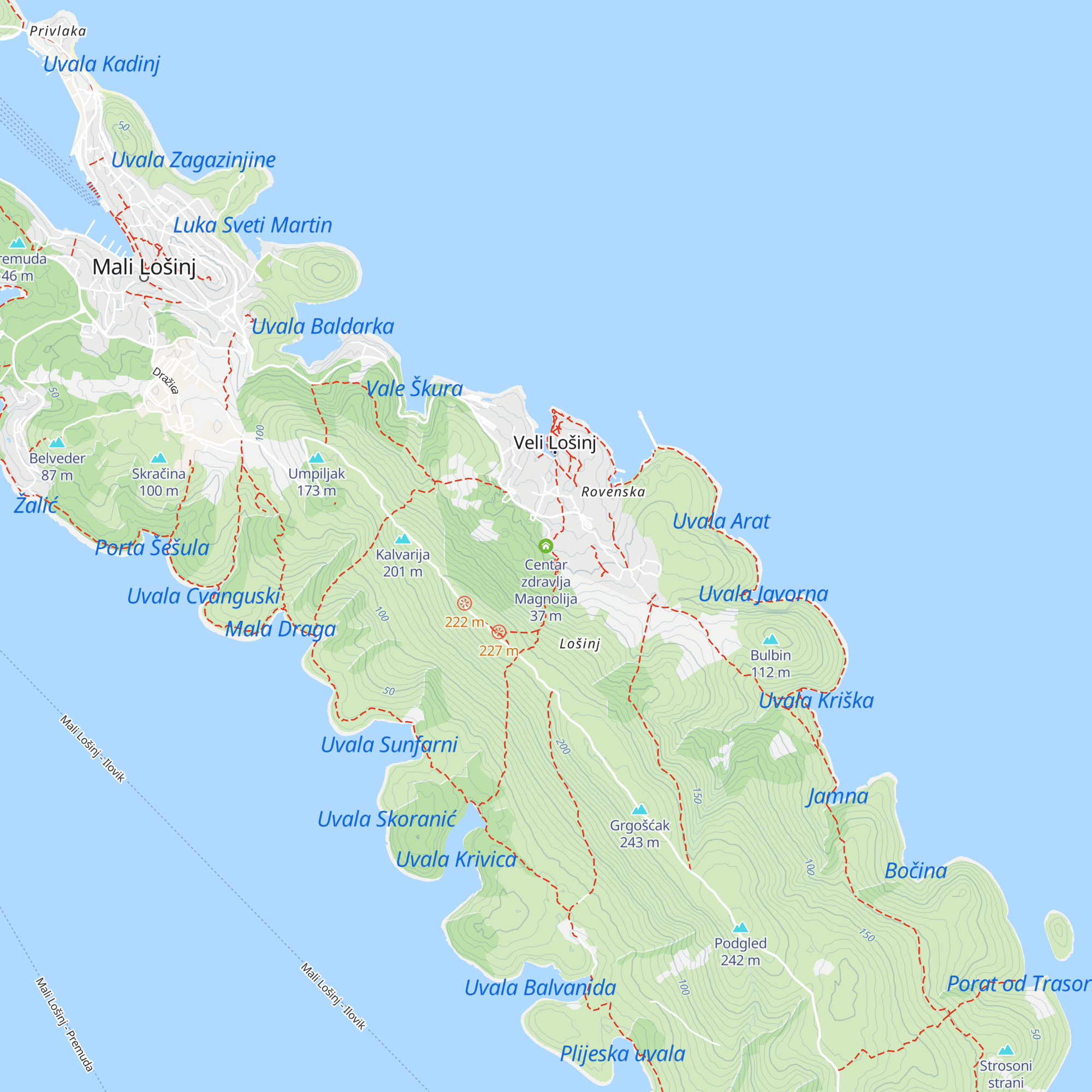 Centar zdravlja Magnolija map