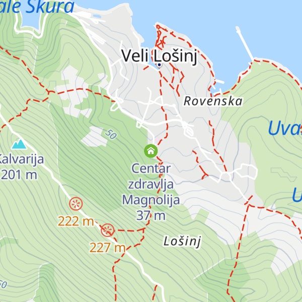 Map of Centar zdravlja Magnolija