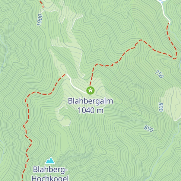 Map of Blahbergalm