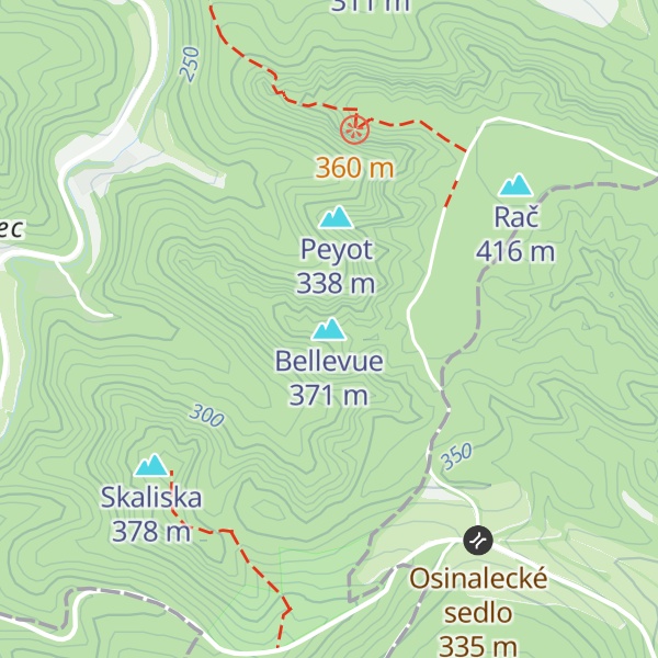 Map of Bellevue