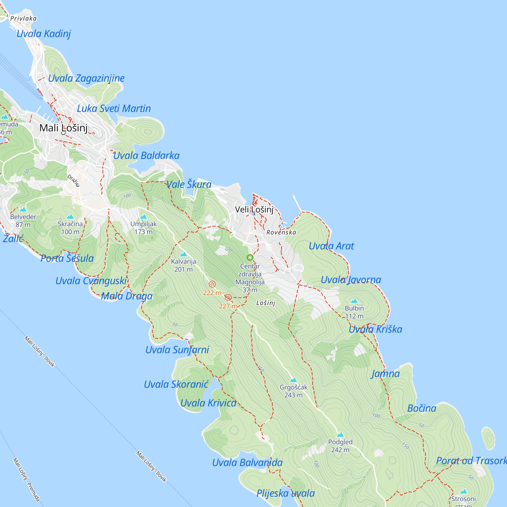 Villa Elisabeth map