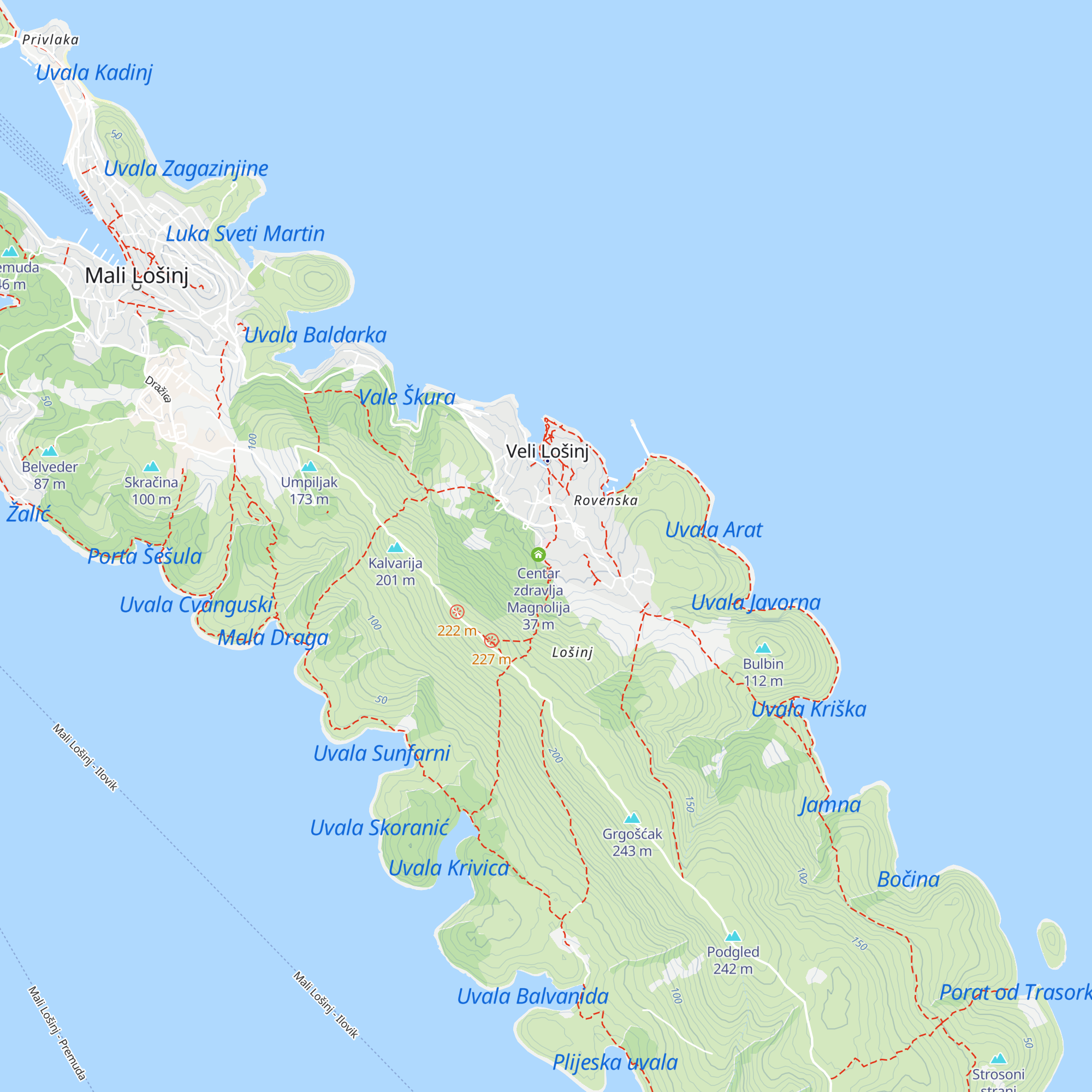 Villa Elisabeth map