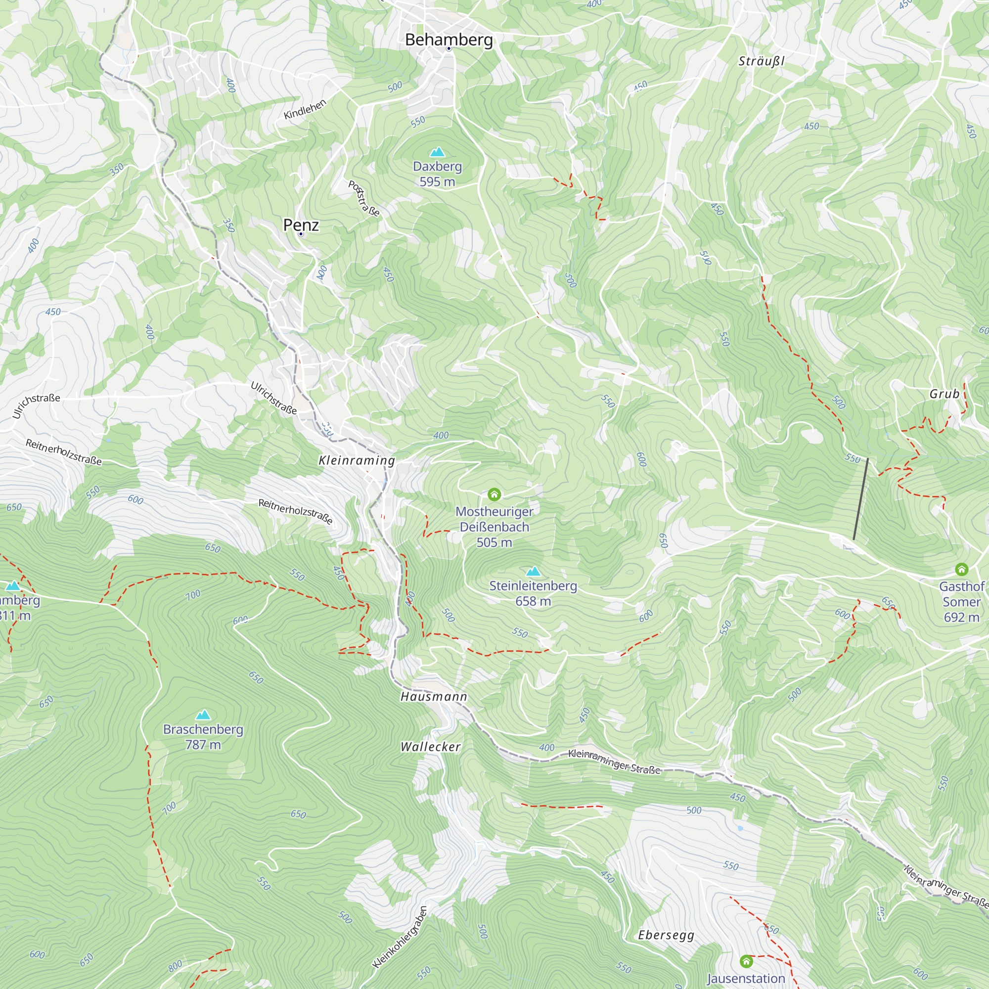 Mostheuriger Deißenbach map