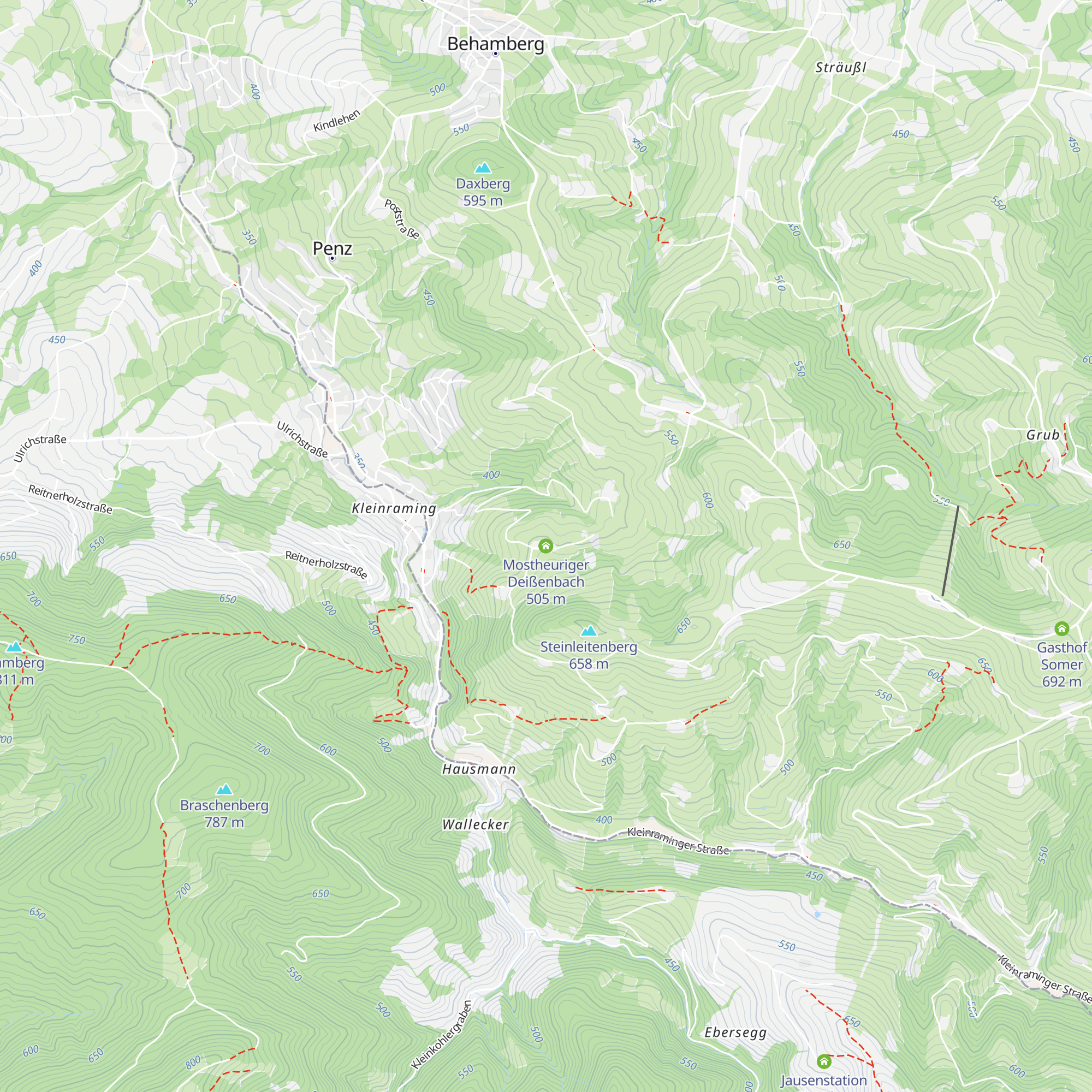 Mostheuriger Deißenbach map