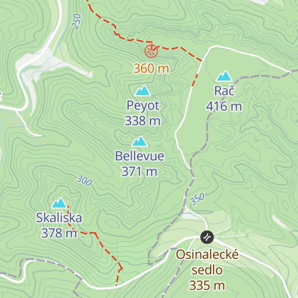 Map of Úskočná