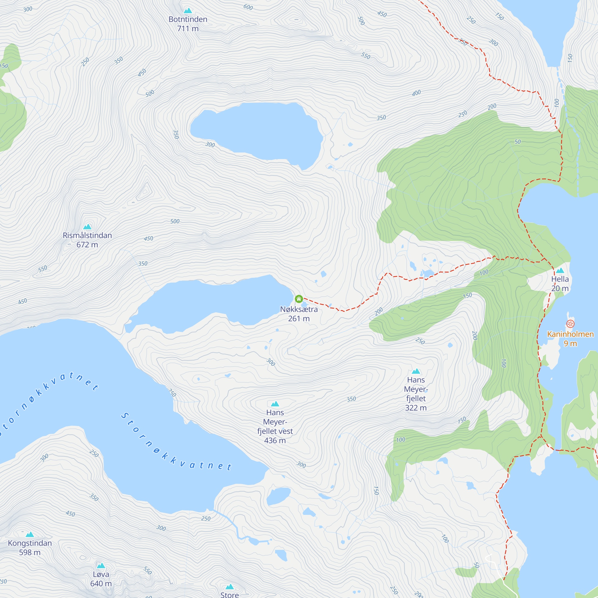 Nøkksætra map
