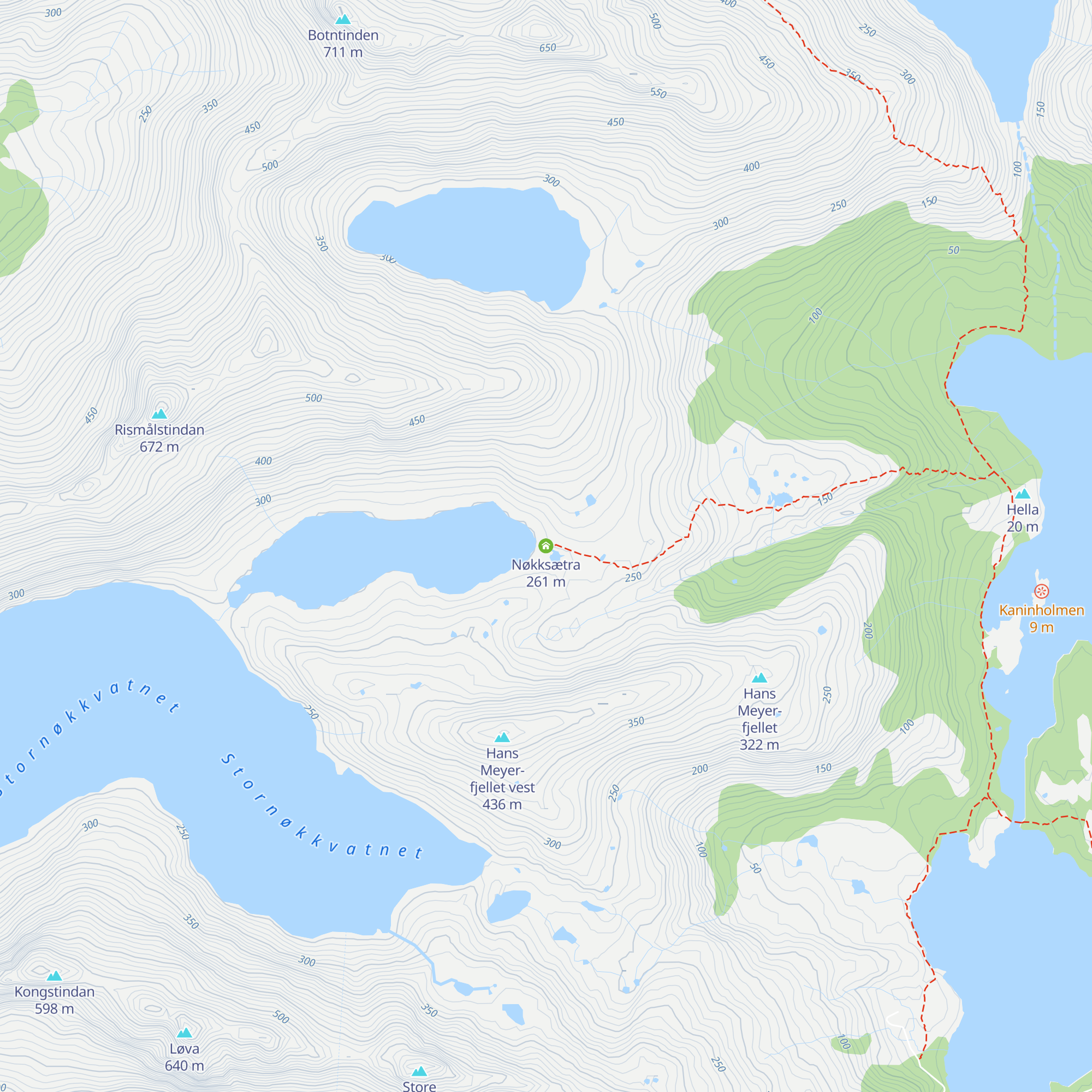 Nøkksætra map