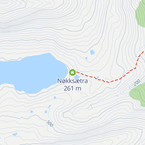 Map of Nøkksætra