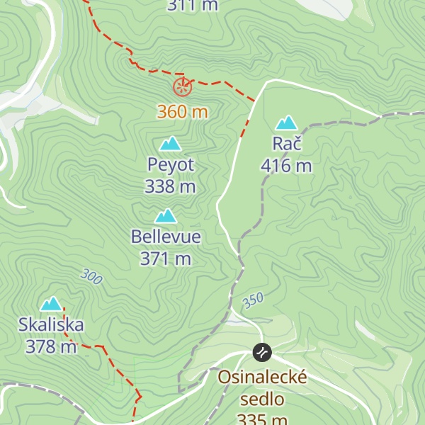 Map of Bukovecká věž