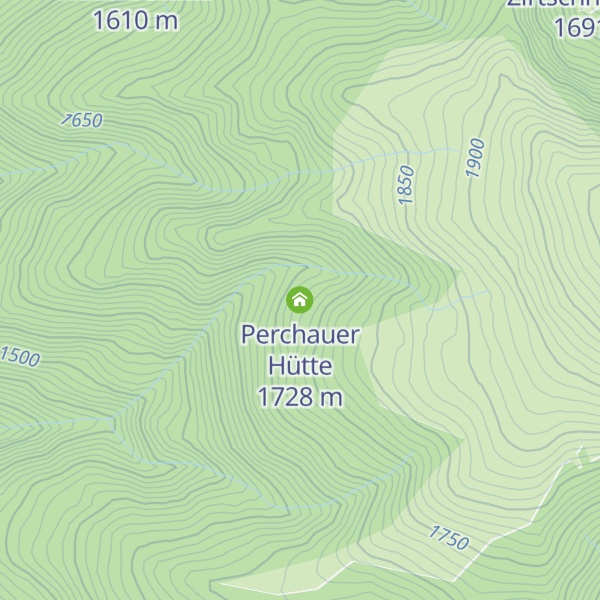 Map of Perchauer Hütte