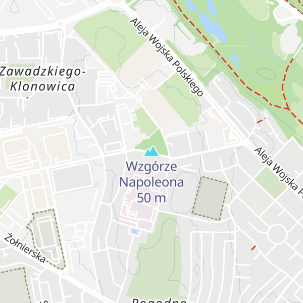 Map of Wzgórze Napoleona