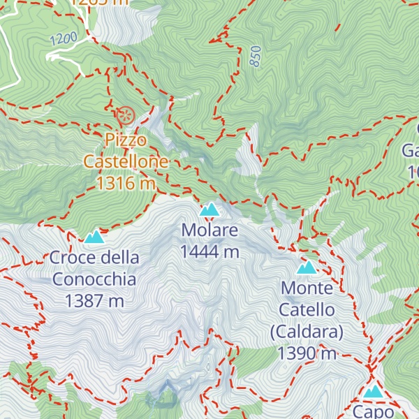 Map of Molare