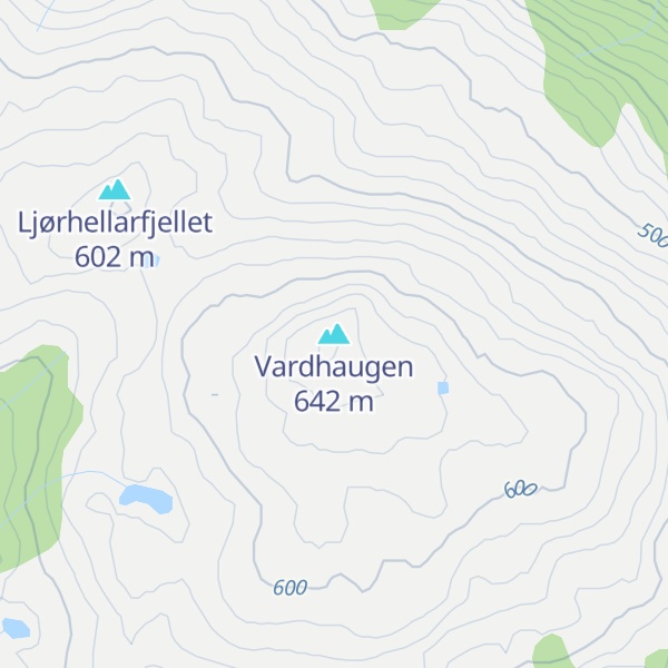 Map of Vardhaugen