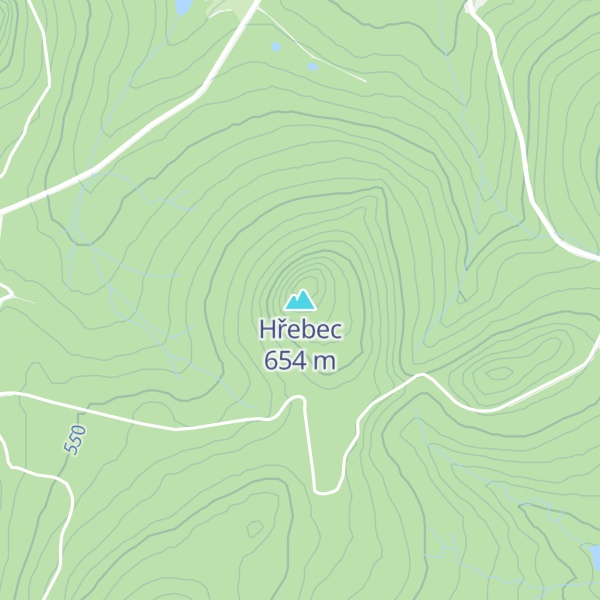 Map of Hřebec