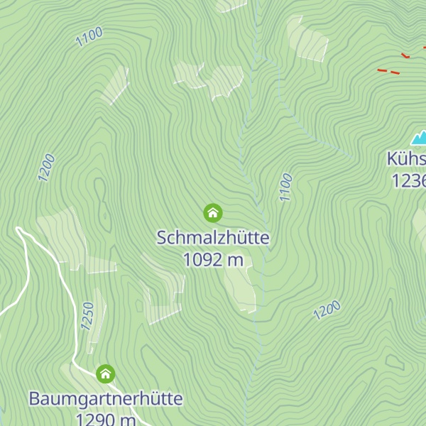 Map of Schmalzhütte
