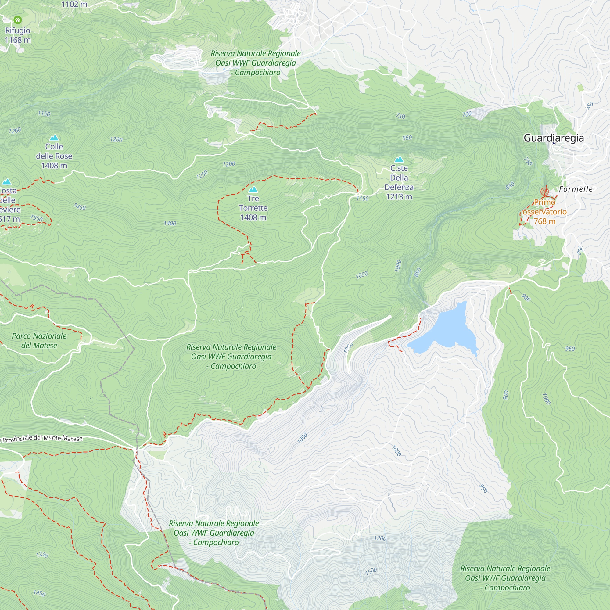 Rif. Chianetta map