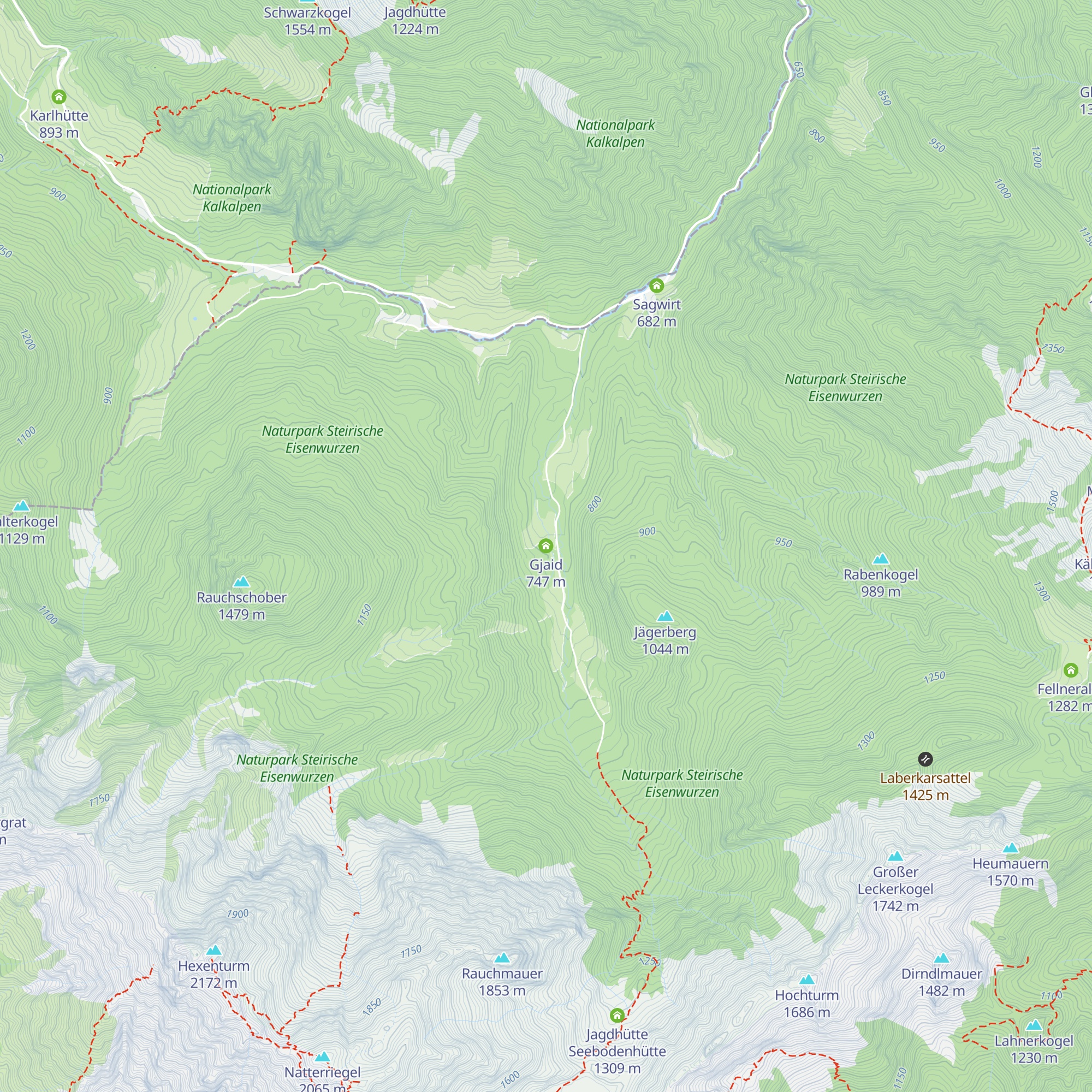 Gjaid map