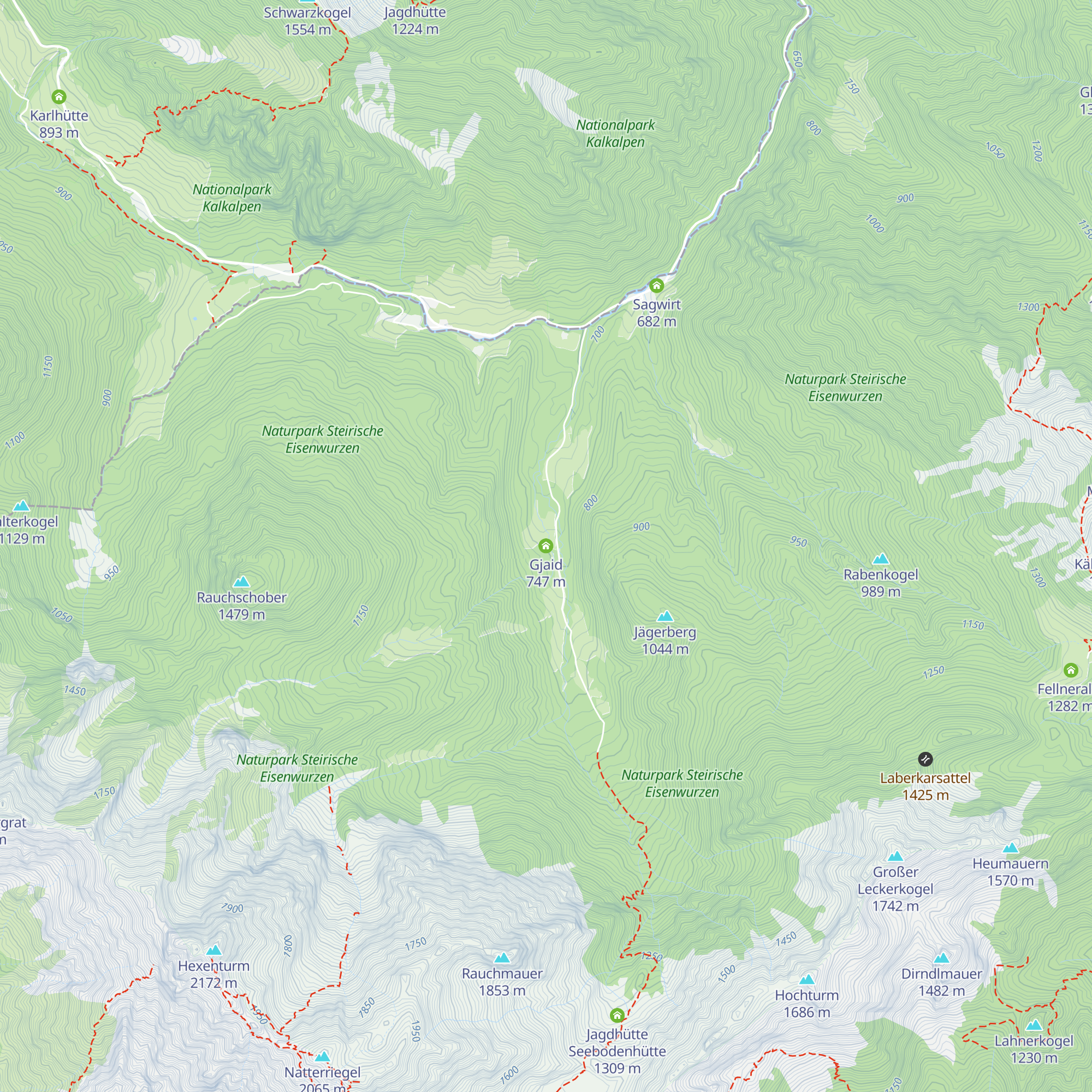 Gjaid map