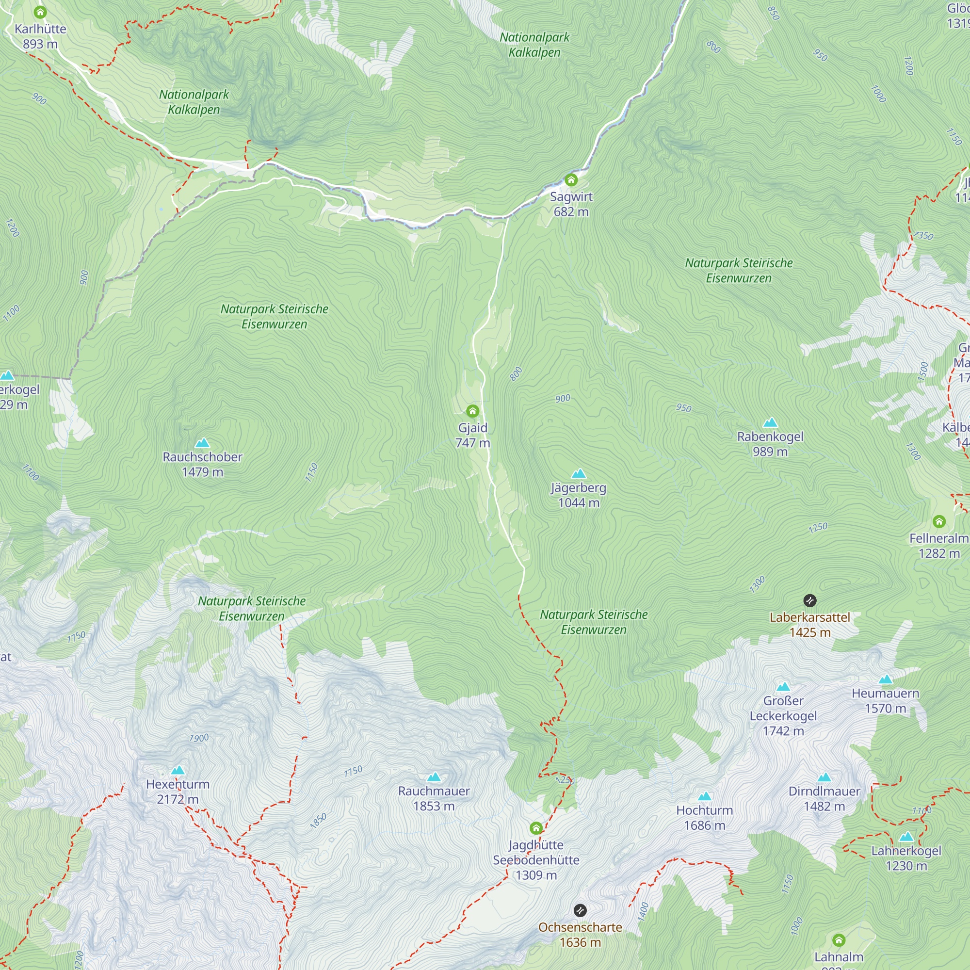 Pölzalm map