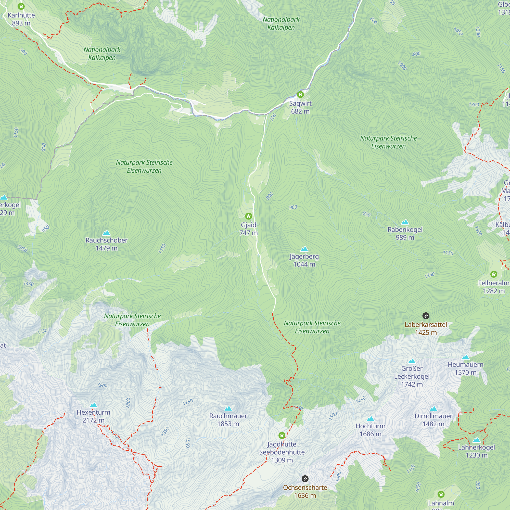 Pölzalm map
