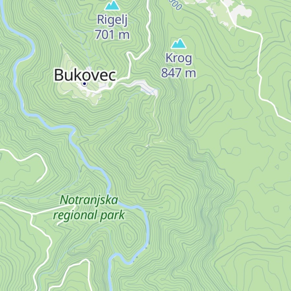 Map of Lovska koča LD Mokrc (Stara Bukovica)