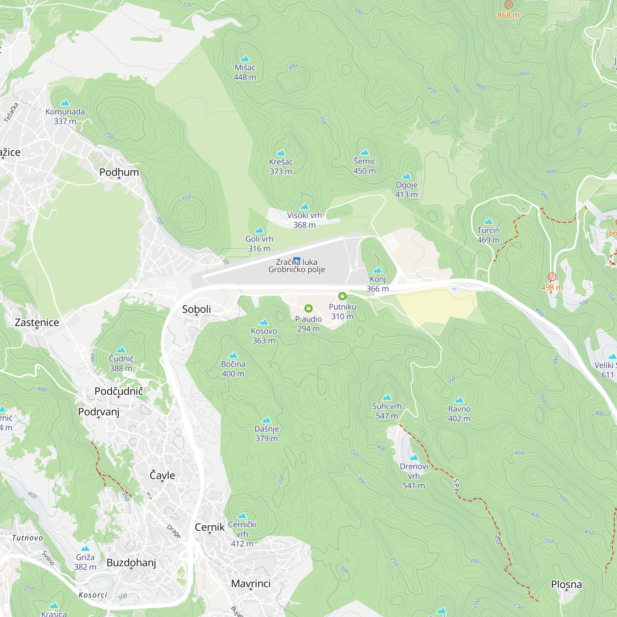P audio map