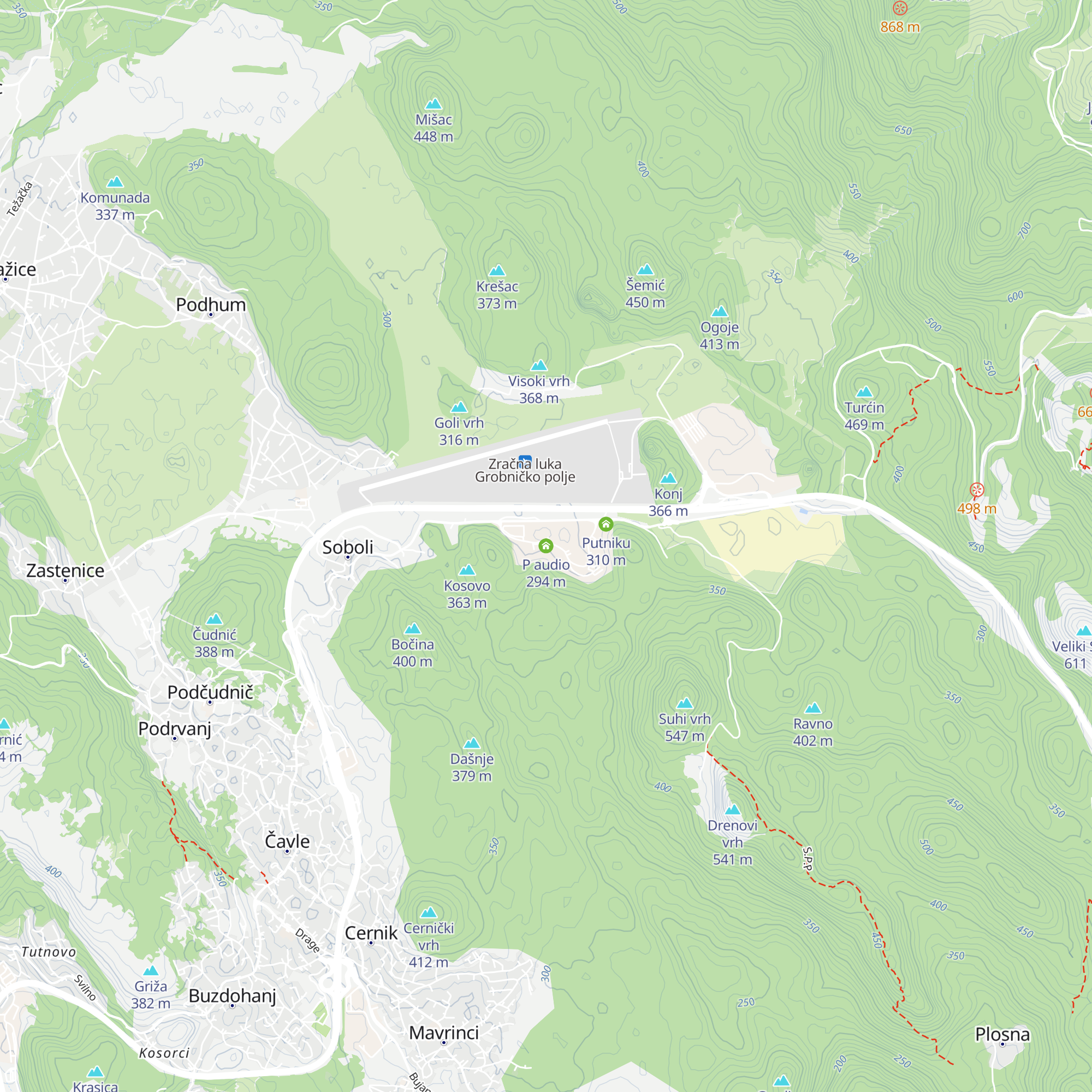 P audio map