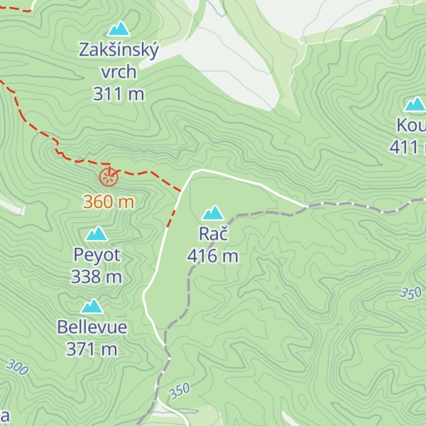 Map of Rač