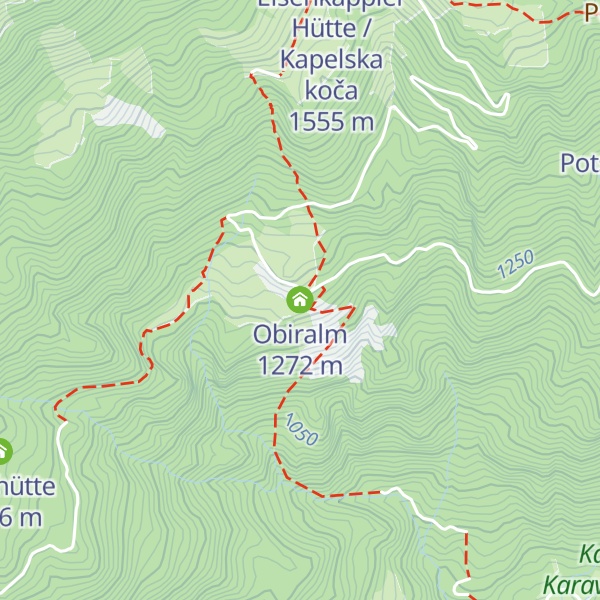Map of Obiralm