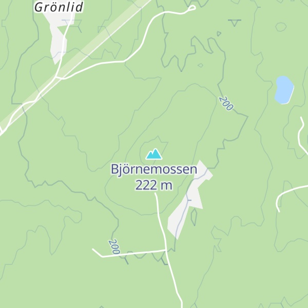 Map of Björnemossen