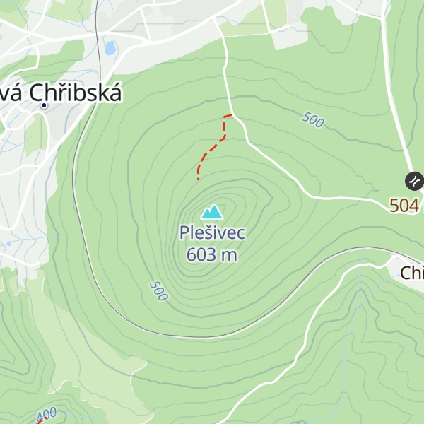 Map of Plešivec
